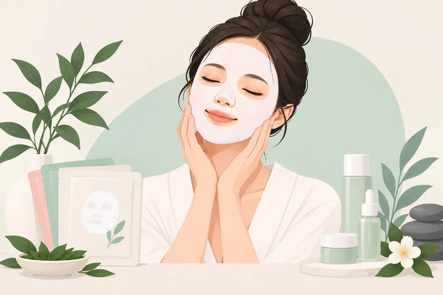 Koreanische Gesichtsmasken für strahlende Haut