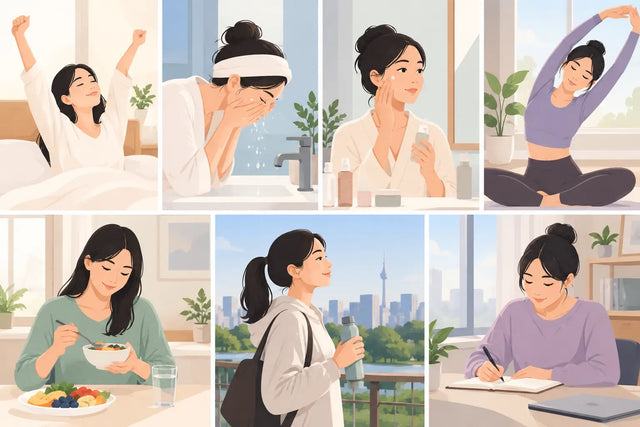 Leitfaden für koreanische Morgenroutine in 7 Schritten