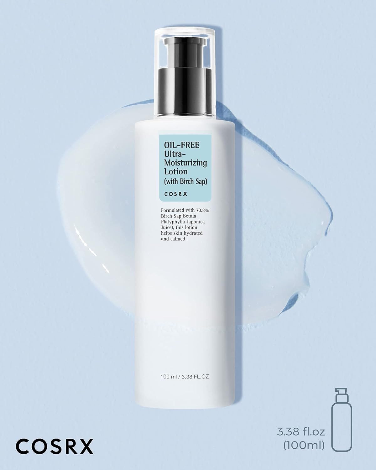 COSRX Oil-Free Ultra-Moisturizing Lotion 100ml K Beauty Hautpflege für strahlende Haut