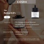 COSRX The Retinol 0.5 Oil 20ml K Beauty Hautpflege für strahlende Haut