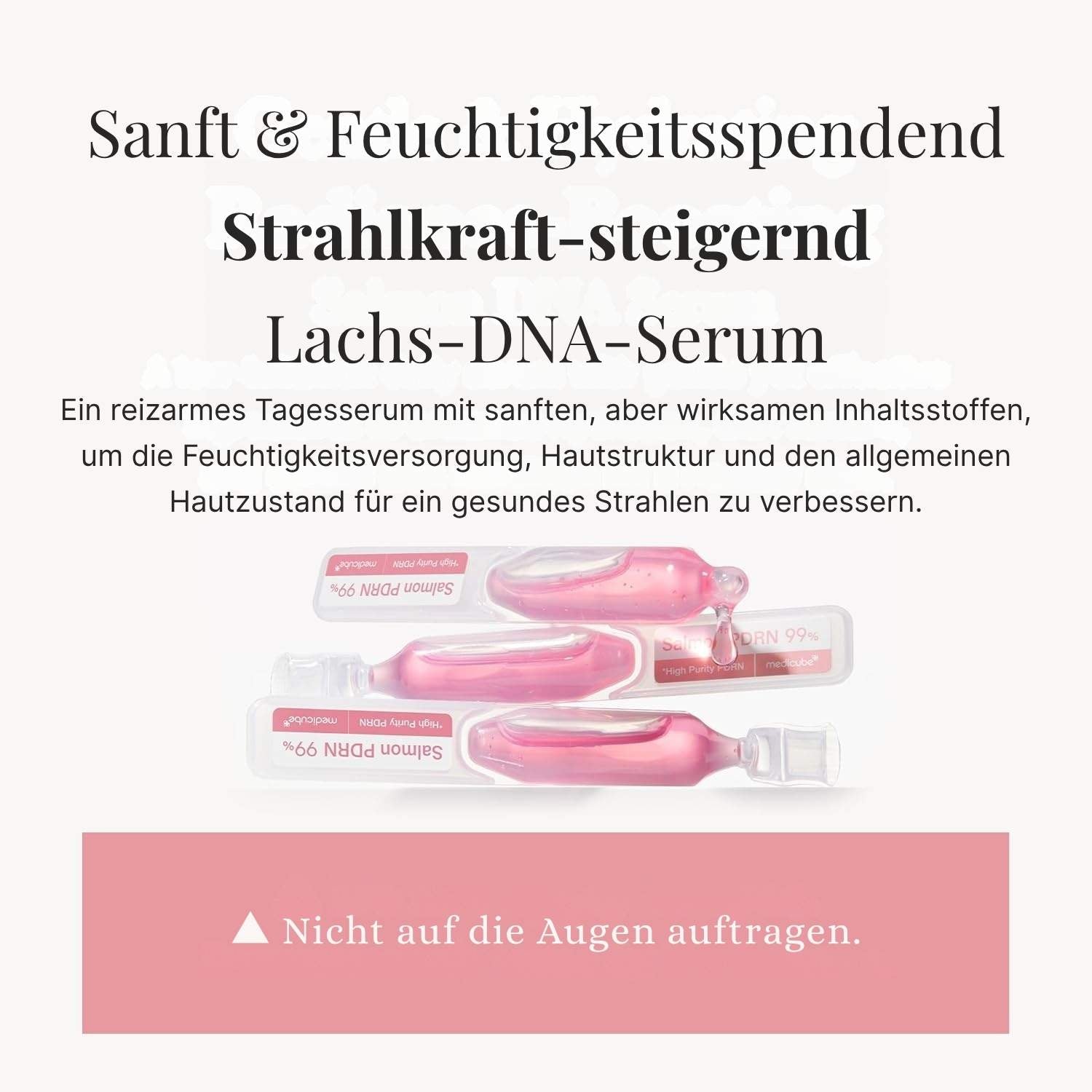 Medicube PDRN Pink One Day Serum 15 ml K Beauty Hautpflege für strahlende Haut