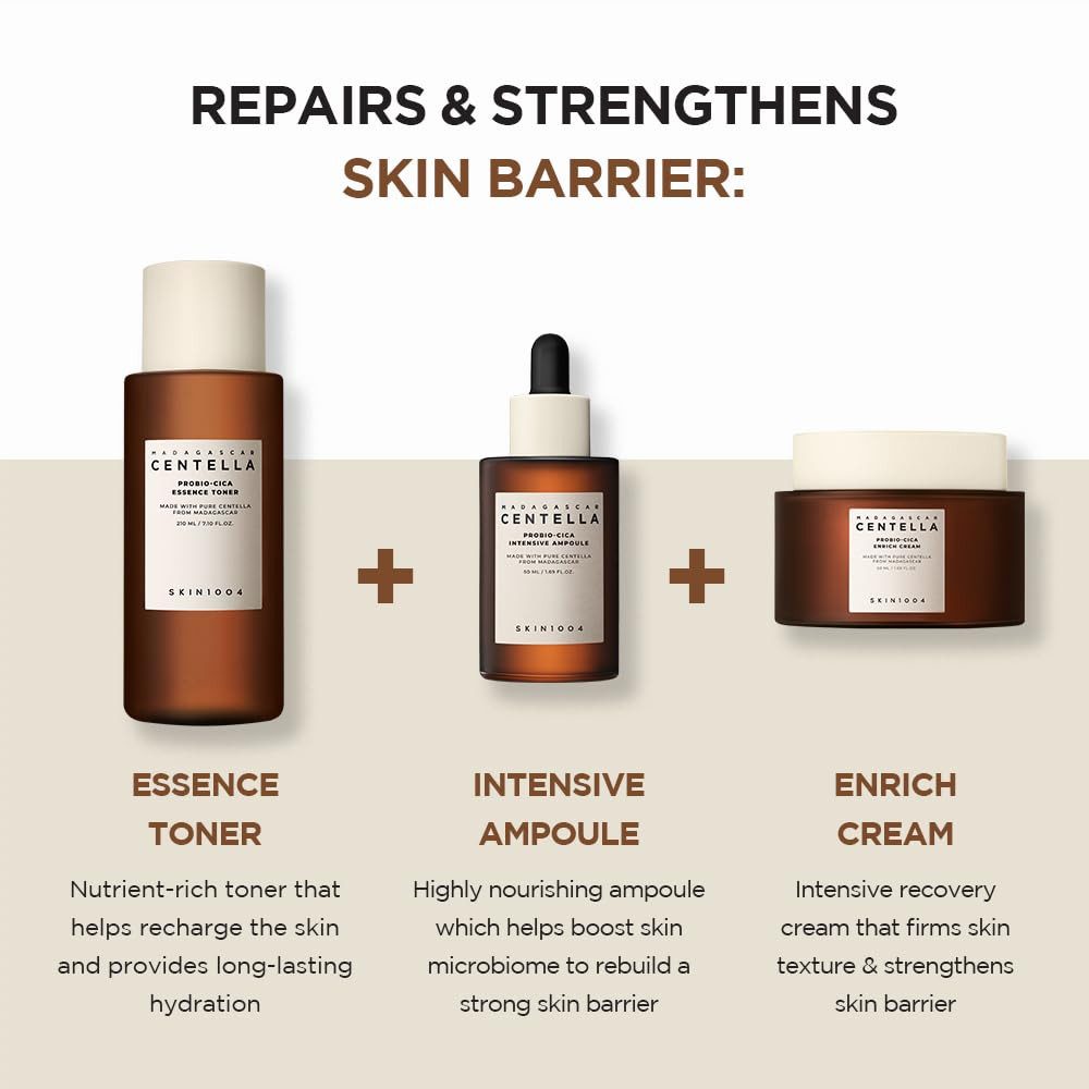 SKIN1004 Madagascar Centella Probio-Cica Enrich Cream 50ml K Beauty Hautpflege für strahlende Haut
