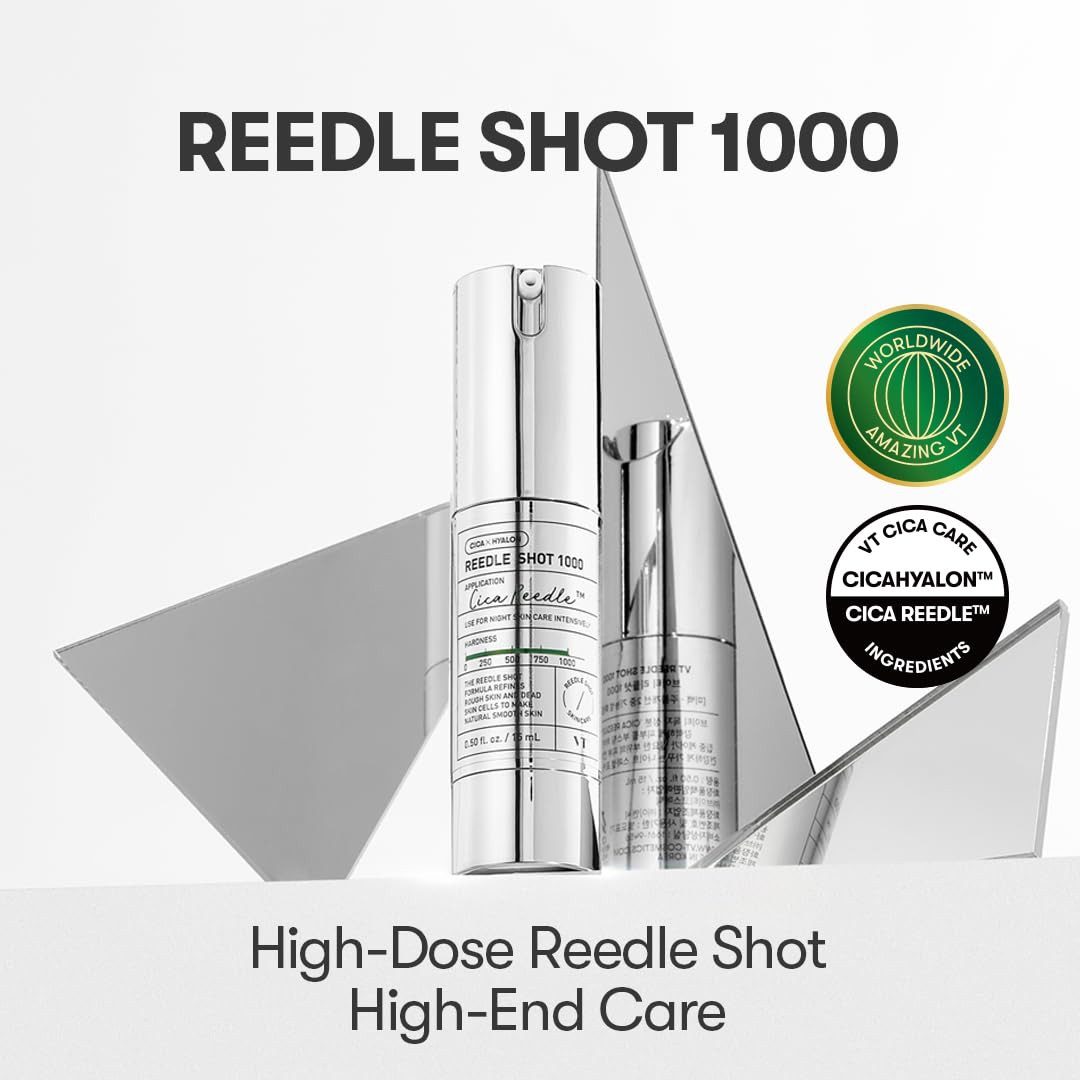 VT Cosmetics Reedle Shot 1000 - 15ml K Beauty Hautpflege für strahlende Haut