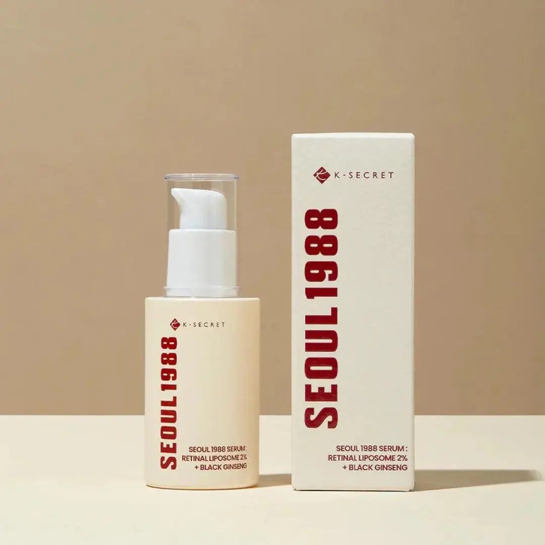 K-Secret Seoul 1988 Serum - Black Ginseng & Retinal Liposome 2 % - 30ml K Beauty Hautpflege für strahlende Haut