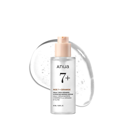 Anua 7 Rice Ceramide Hydrating Barrier Serum 50ml K Beauty Hautpflege für strahlende Haut