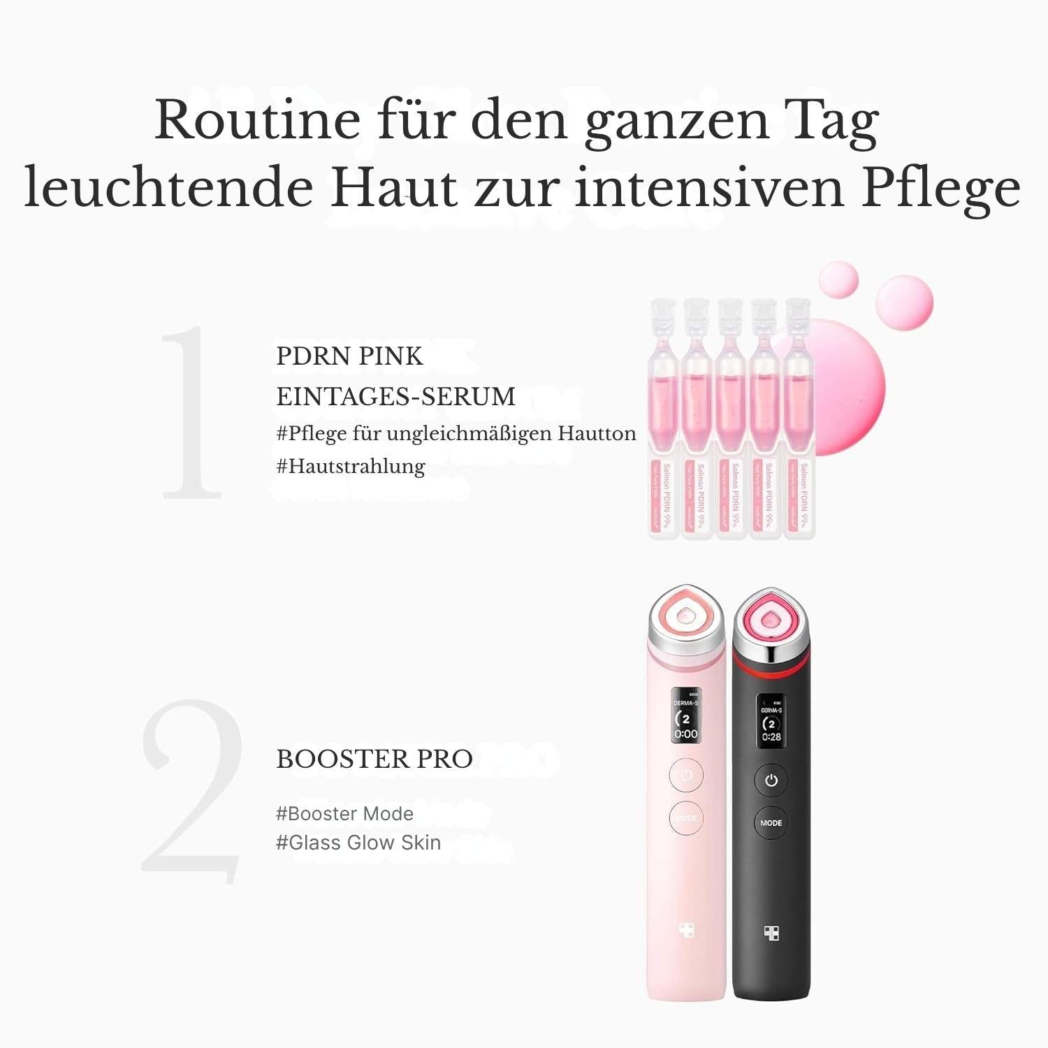 Medicube PDRN Pink One Day Serum 15 ml K Beauty Hautpflege für strahlende Haut