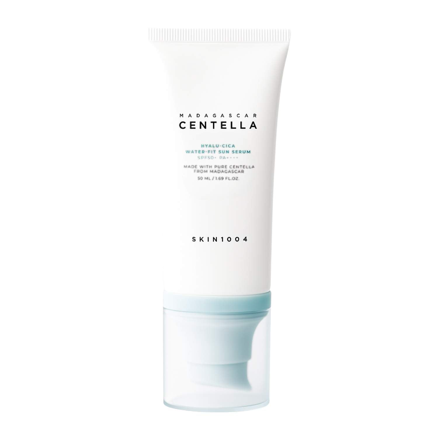 SKIN1004 Madagascar Centella Hyalu-Cica Water-Fit Sun Serum SPF50+ K Beauty Hautpflege für strahlende Haut