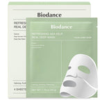 Biodance Refreshing Sea Kelp Real Deep Mask 34g x 4St. K Beauty Hautpflege für strahlende Haut