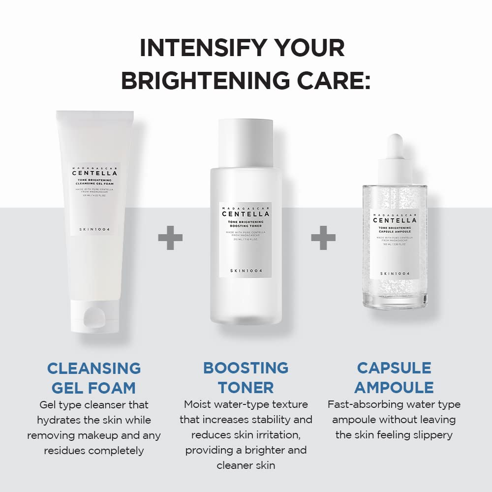 SKIN1004 Madagascar Centella Tone Brightening Capsule Ampoule 30 ml K Beauty Hautpflege für strahlende Haut