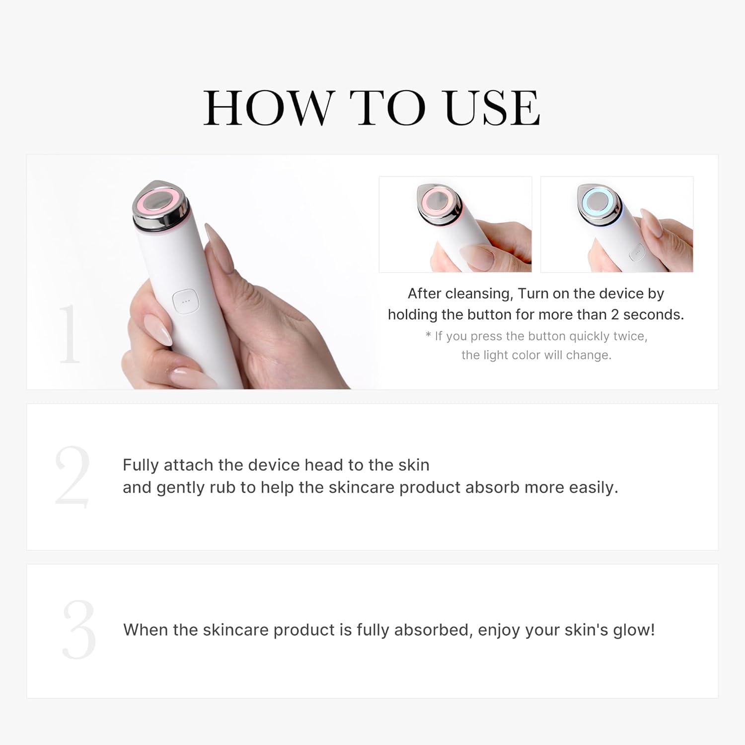 Medicube Mini Booster Pro Weiß K Beauty Hautpflege für strahlende Haut