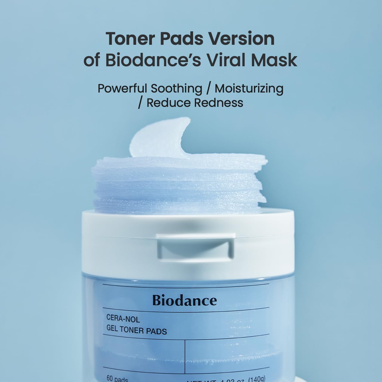 Biodance Cera-nol Gel Toner Pads K Beauty Hautpflege für strahlende Haut