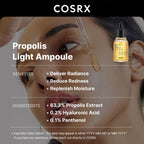 COSRX Propolis Ampoule K Beauty Hautpflege für strahlende Haut