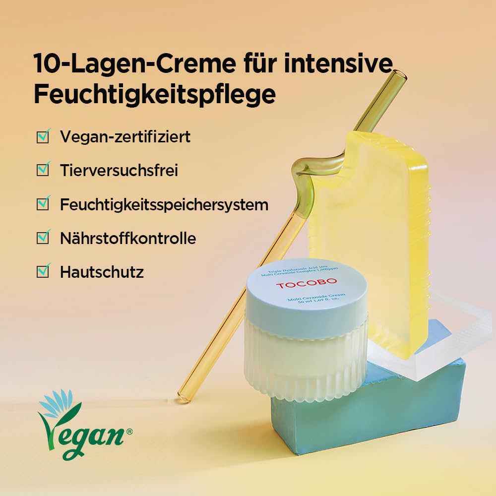 TOCOBO Multi Ceramid Creme 50ml K Beauty Hautpflege für strahlende Haut