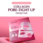 EQQUALBERRY Collagen Pore Tight Up Hydrogel Mask 4x30g K Beauty Hautpflege für strahlende Haut