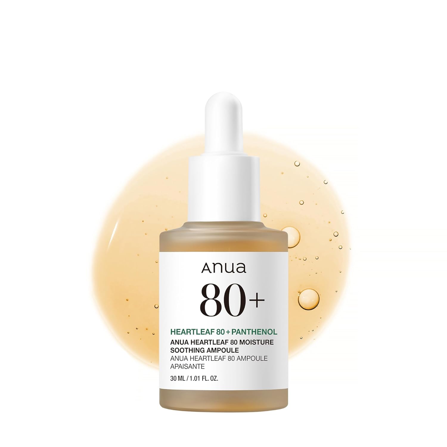 Anua Heartleaf 80 Soothing Ampoule 30 ml K Beauty Hautpflege für strahlende Haut