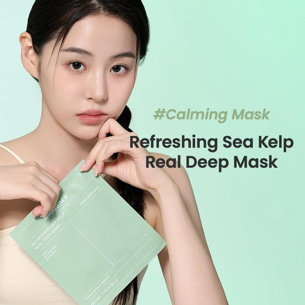 Biodance Refreshing Sea Kelp Real Deep Mask 1St. 34g K Beauty Hautpflege für strahlende Haut