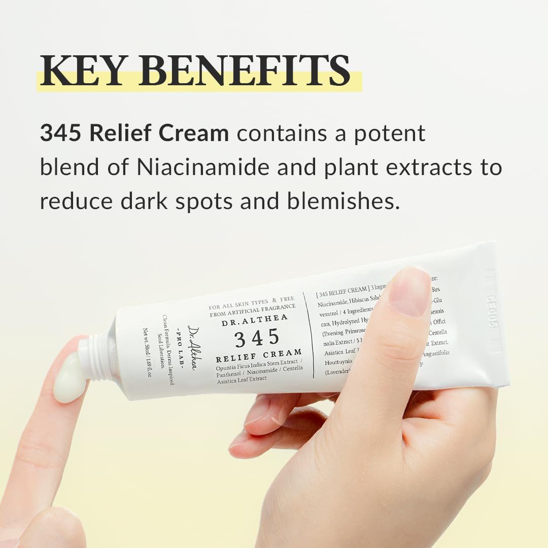Dr. Althea 345 Relief Cream 50ml K Beauty Hautpflege für strahlende Haut