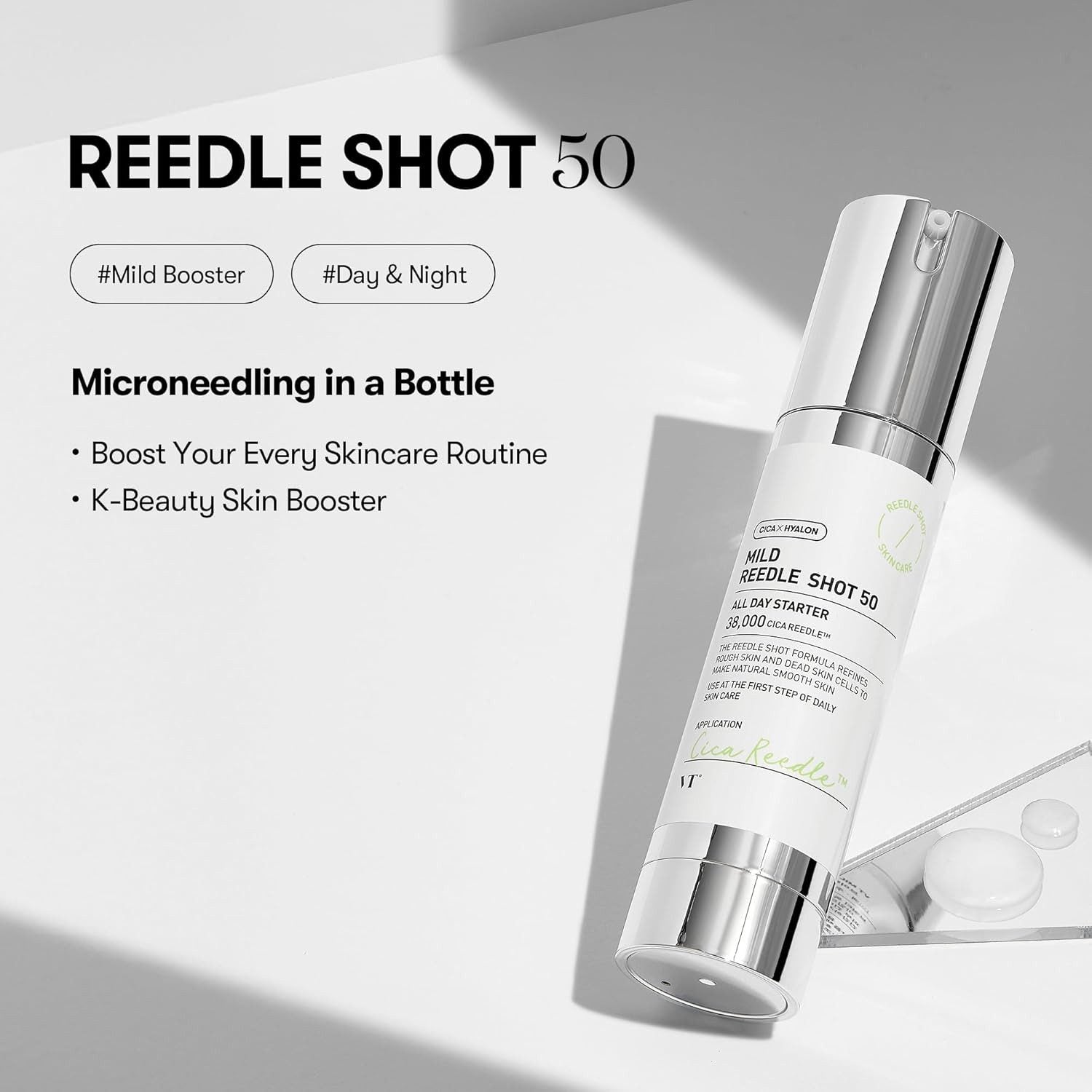 VT Cosmetics Reedle Shot 50 - 50 ml K Beauty Hautpflege für strahlende Haut