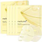 Medicube Kojic Acid Turmeric Brightening Gel Mask 4er Pack á 28g K Beauty Hautpflege für strahlende Haut