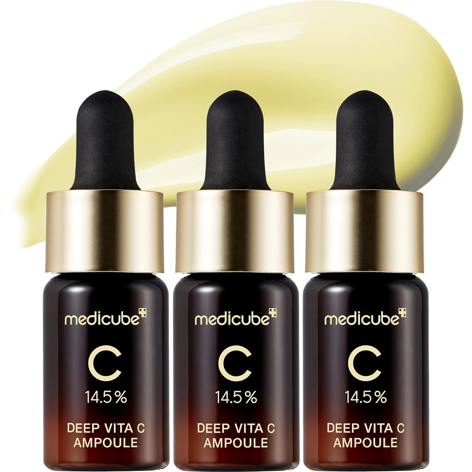Medicube Deep Vita C Ampoule 2.0 Serum Set - 3x 10 g K Beauty Hautpflege für strahlende Haut