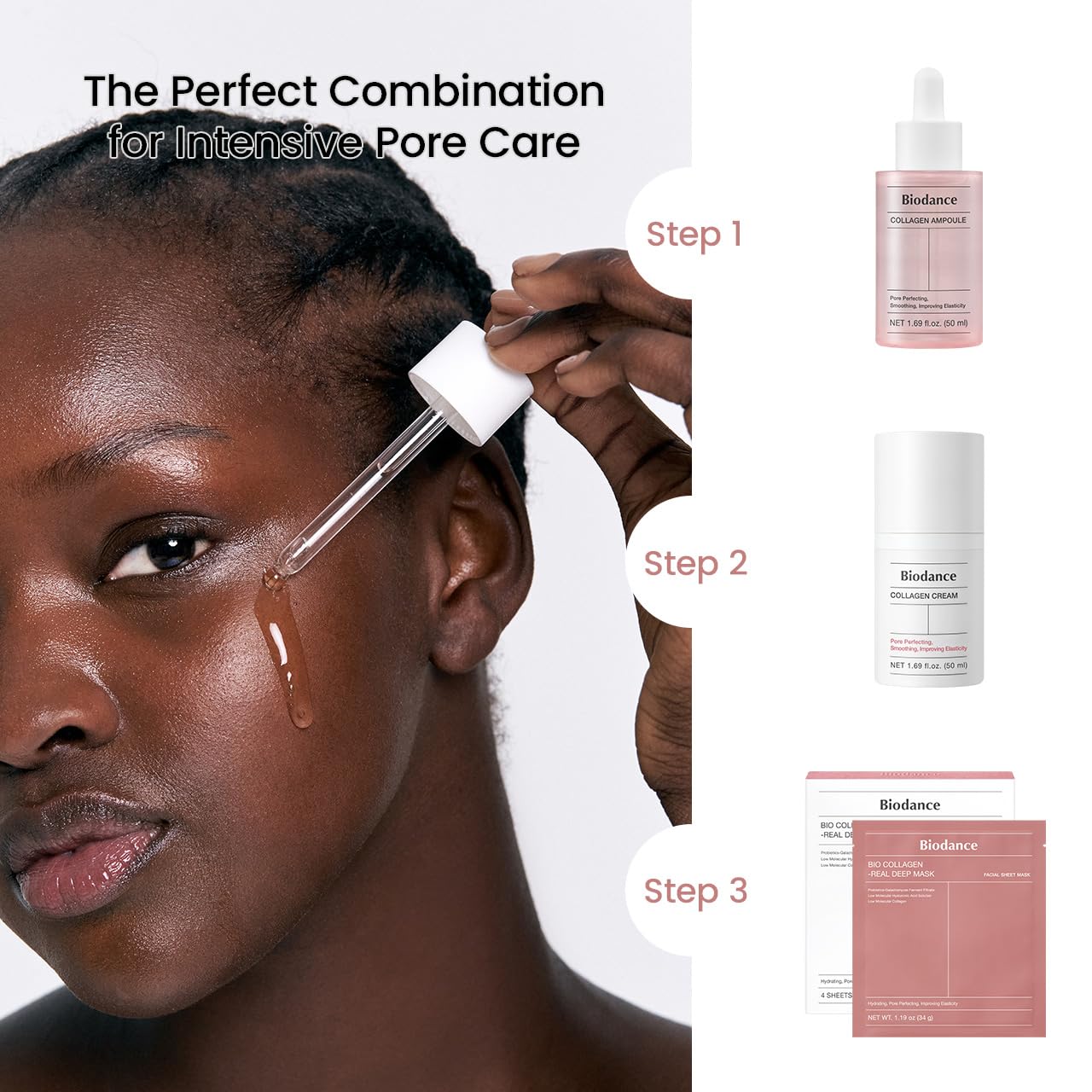 Biodance Pore Tightening Collagen Ampoule 50ml K Beauty Hautpflege für strahlende Haut