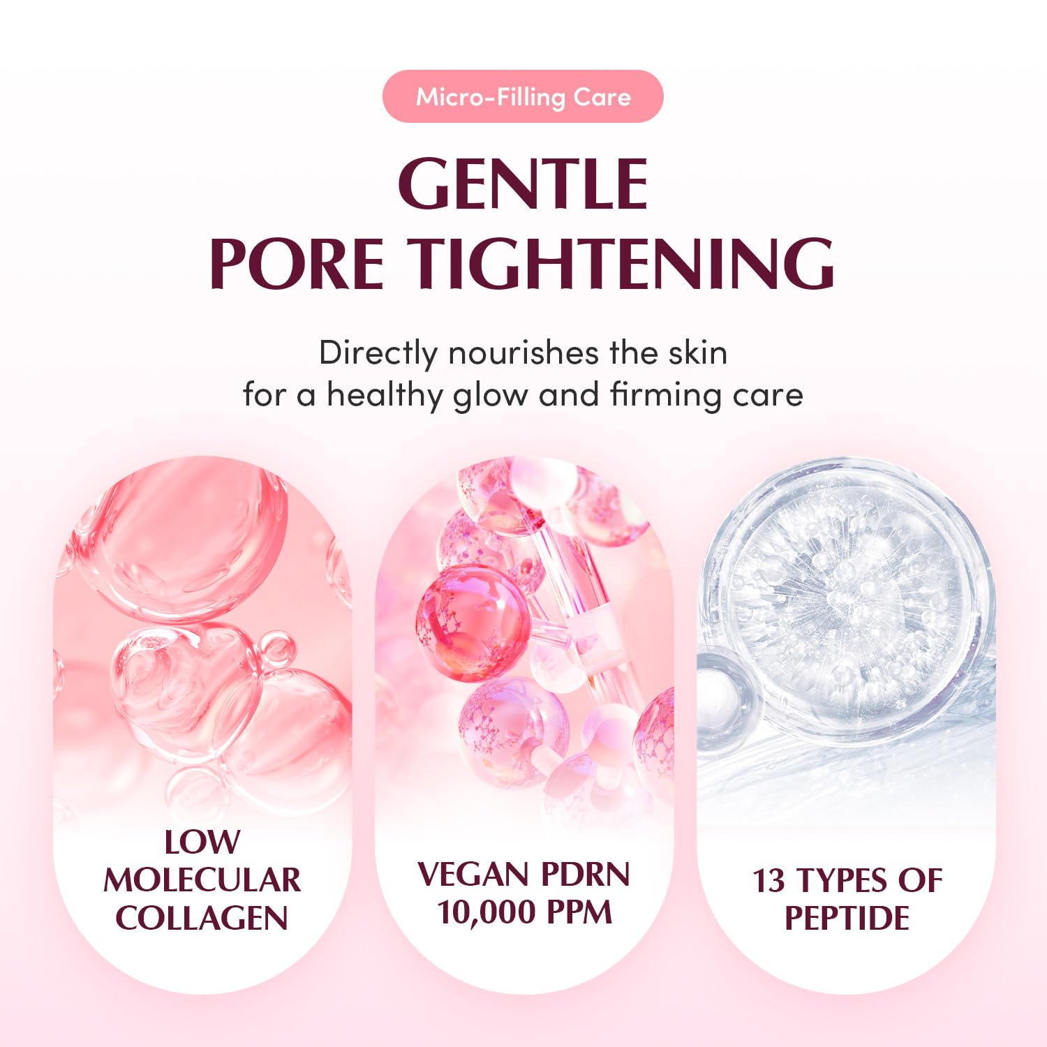 EQQUALBERRY Collagen Pore Tight Up Hydrogel Mask 4x30g K Beauty Hautpflege für strahlende Haut