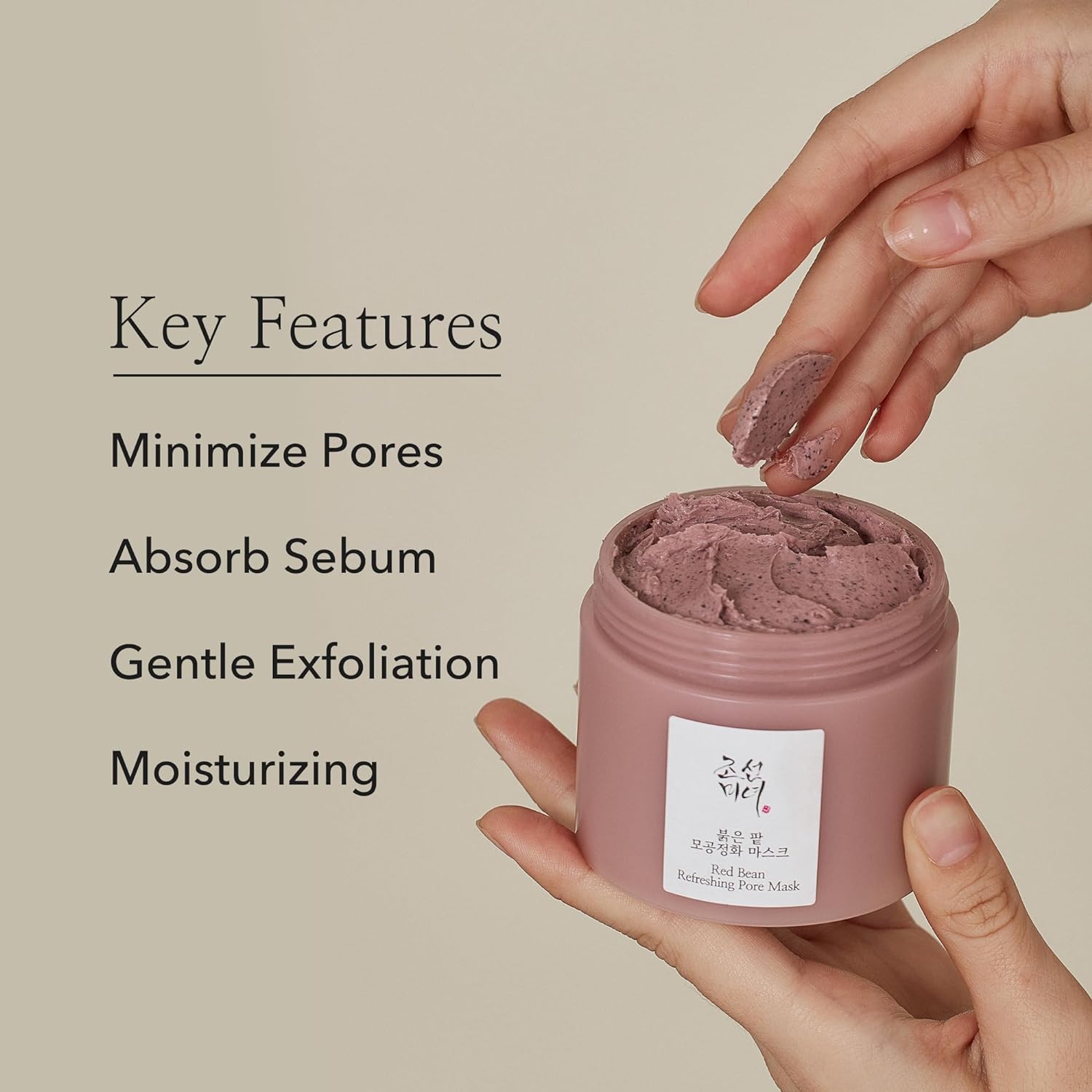 Beauty of Joseon Red Bean Refreshing Pore Mask 140ml K Beauty Hautpflege für strahlende Haut