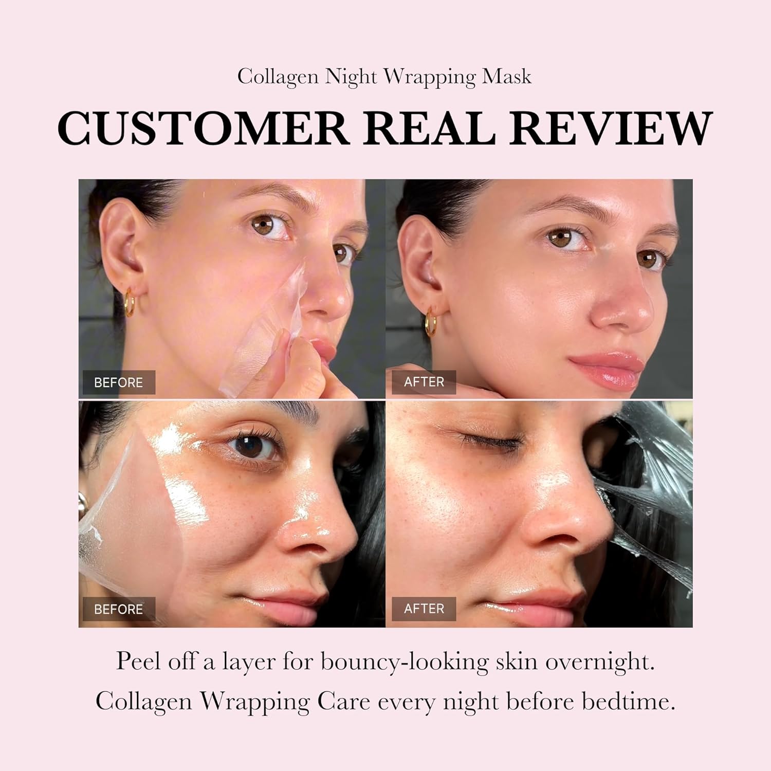 Medicube Collagen Night Wrapping Mask 75ml K Beauty Hautpflege für strahlende Haut