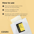 COSRX Advanced Snail Mucin Power Essence Sheet Mask 25ml K Beauty Hautpflege für strahlende Haut