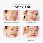 Medicube Collagen Night Wrapping Mask 75ml K Beauty Hautpflege für strahlende Haut