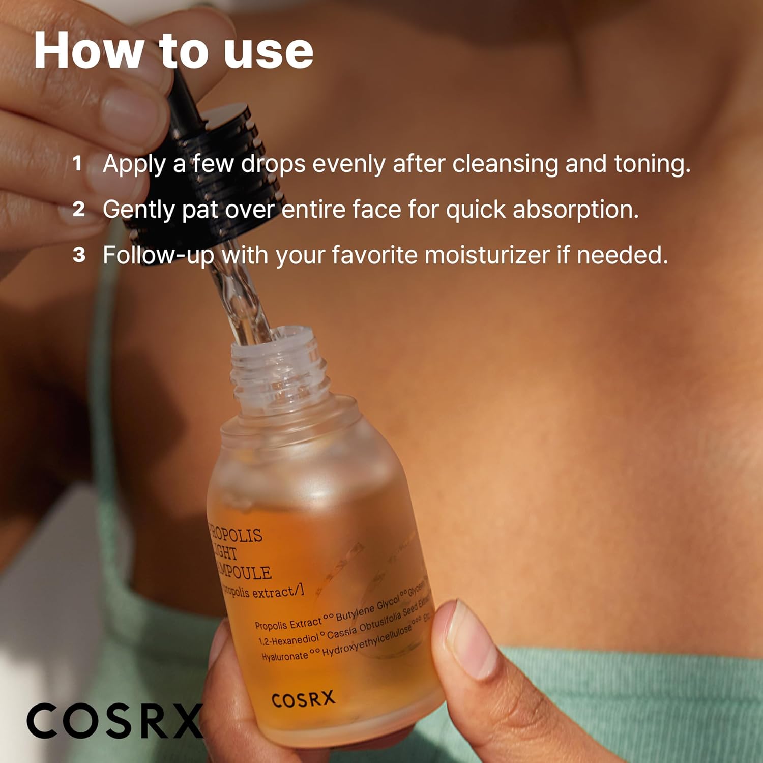 COSRX Propolis Ampoule K Beauty Hautpflege für strahlende Haut