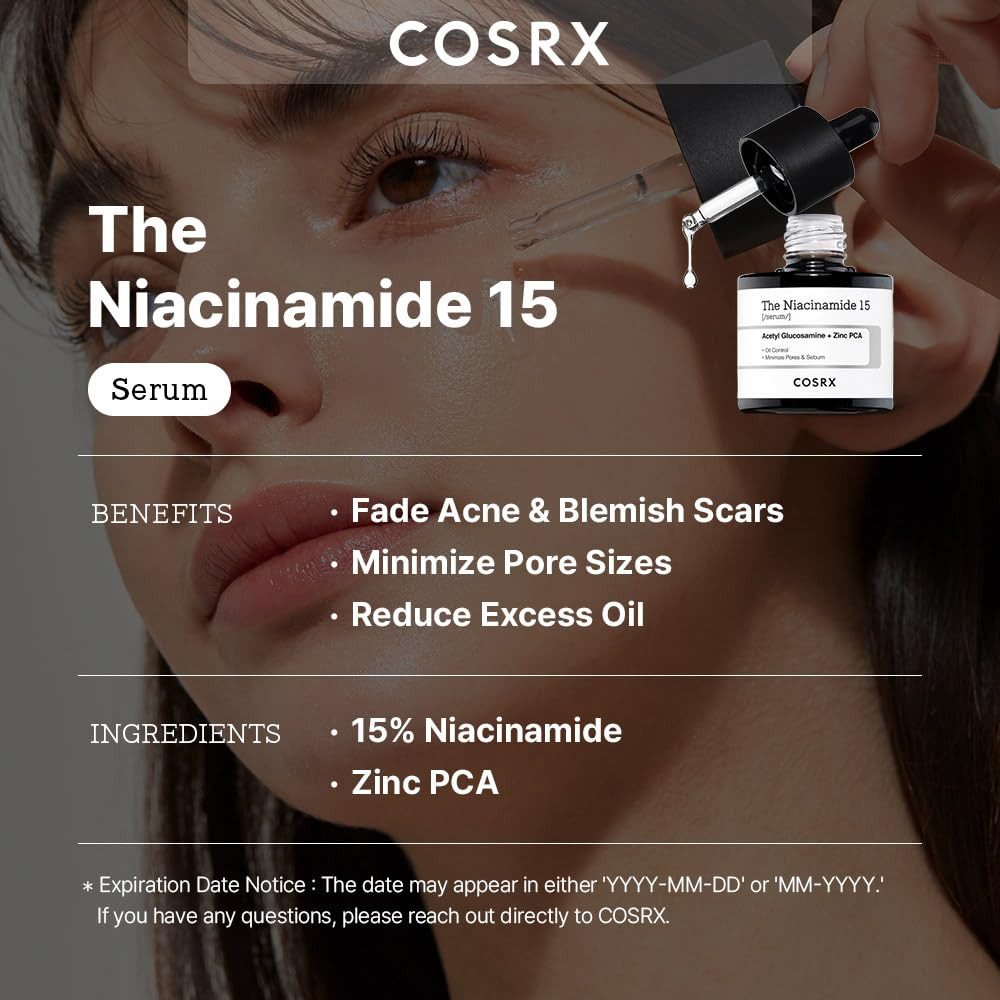 COSRX The Niacinamide 15 Serum - 20ml K Beauty Hautpflege für strahlende Haut