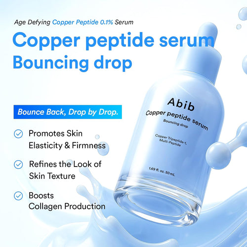 Abib Copper Peptide Serum Bouncing Drop 50 ml K Beauty Hautpflege für strahlende Haut
