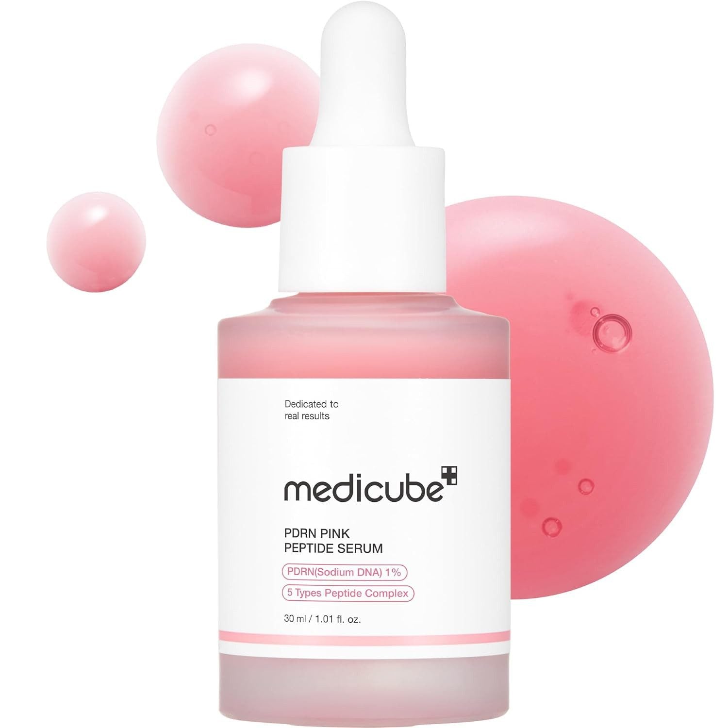 Medicube PDRN Pink Peptide Serum 30ml K Beauty Hautpflege für strahlende Haut