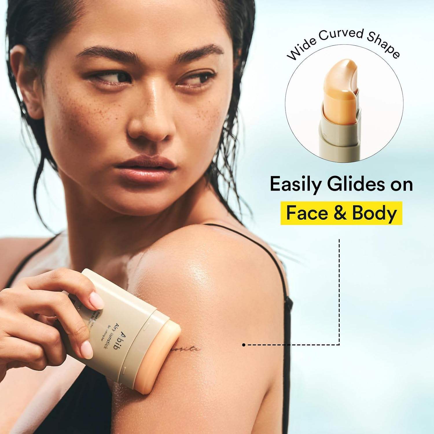 Abib Airy Sunstick Smoothing Bar 23g K Beauty Hautpflege für strahlende Haut
