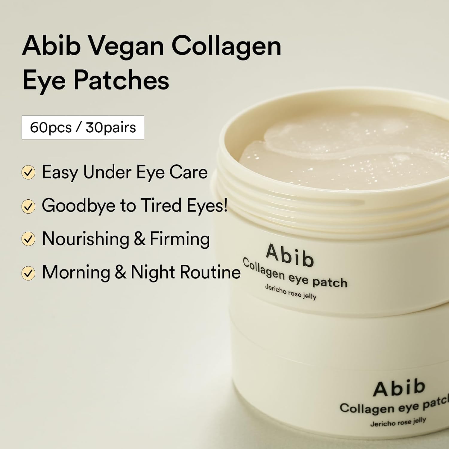 Abib Collagen Eye Patch Jericho Rose Jelly K Beauty Hautpflege für strahlende Haut