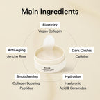 Abib Collagen Eye Patch Jericho Rose Jelly K Beauty Hautpflege für strahlende Haut