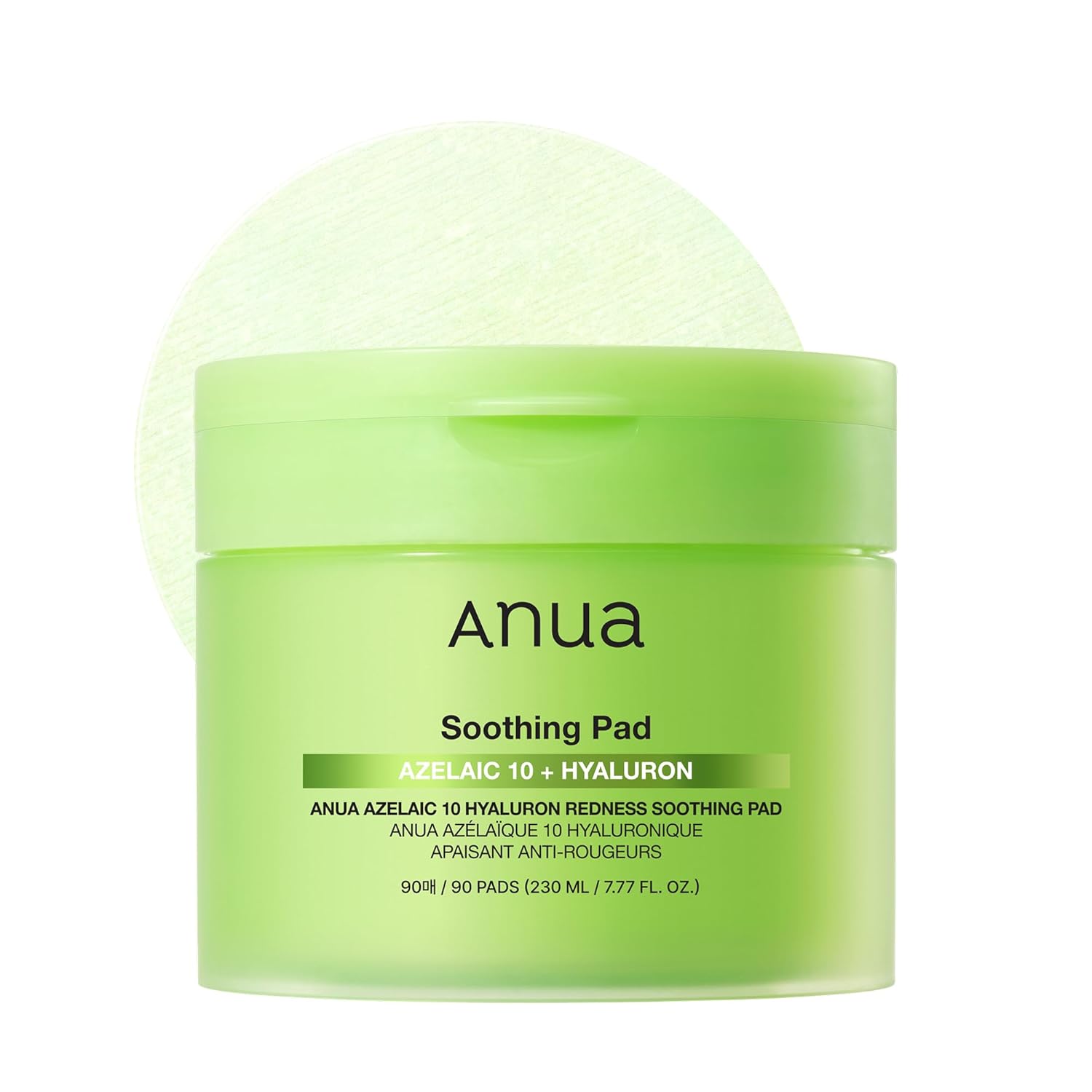 Anua Azelaic 10 Hyaluron Redness Soothing Pad K Beauty Hautpflege für strahlende Haut