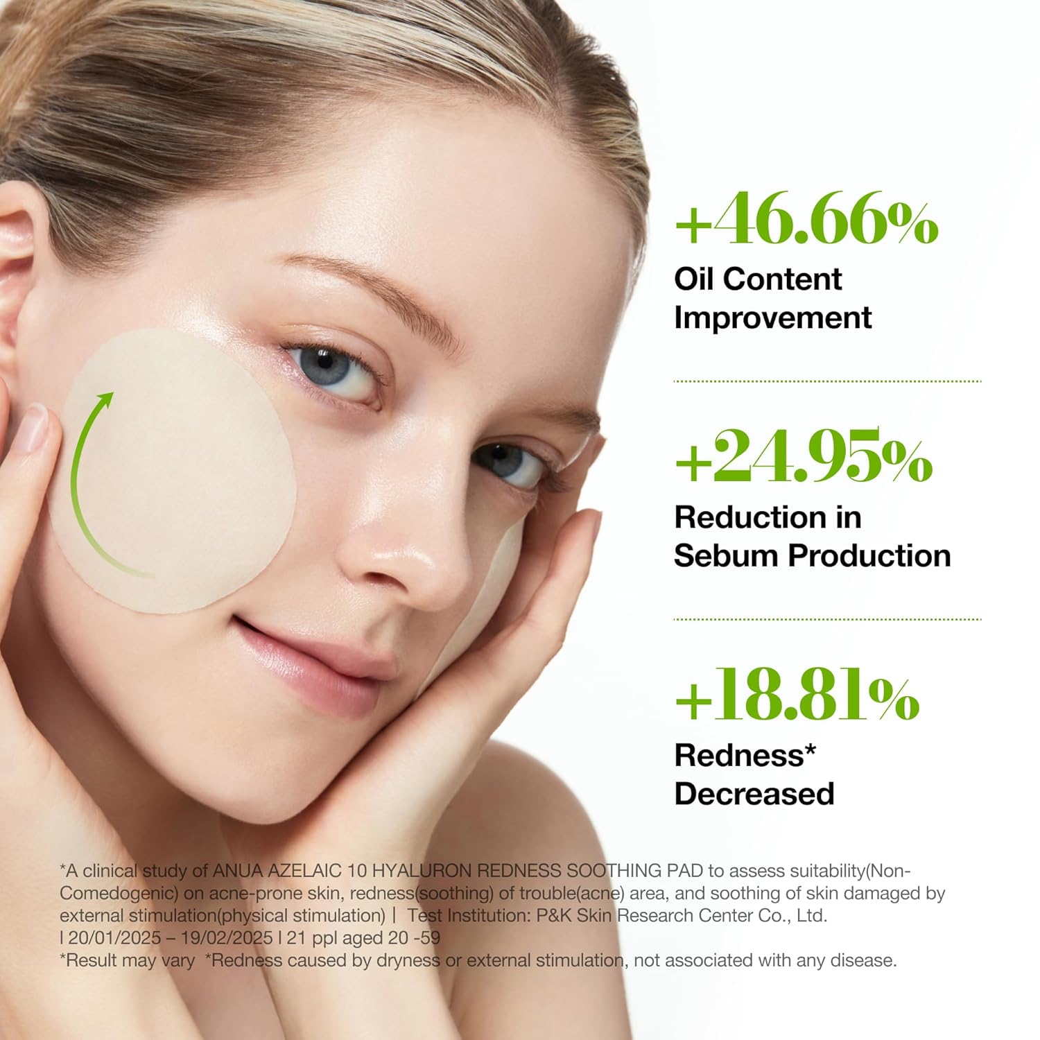 Anua Azelaic 10 Hyaluron Redness Soothing Pad K Beauty Hautpflege für strahlende Haut