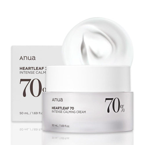 ANUA Heartleaf 70% Intense Calming Cream K Beauty Hautpflege für strahlende Haut