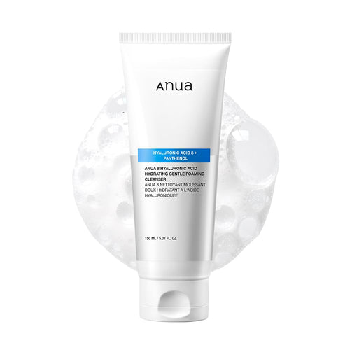 Anua 8 Hyaluronic Acid Hydrating Gentle Foaming Cleanser 150ml K Beauty Hautpflege für strahlende Haut