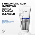 Anua 8 Hyaluronic Acid Hydrating Gentle Foaming Cleanser 150ml K Beauty Hautpflege für strahlende Haut