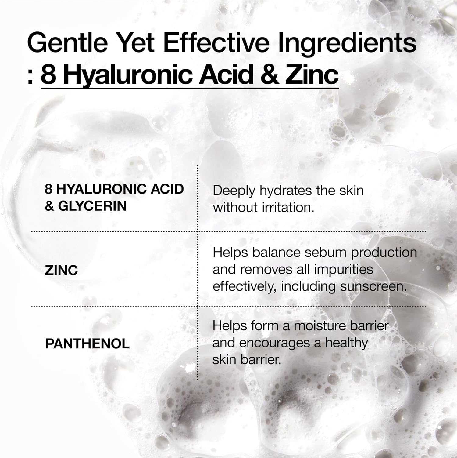 Anua 8 Hyaluronic Acid Hydrating Gentle Foaming Cleanser 150ml K Beauty Hautpflege für strahlende Haut