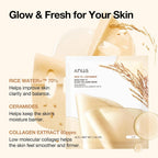 Anua Rice 70 Glow Collagen Mask 4er Pack K Beauty Hautpflege für strahlende Haut