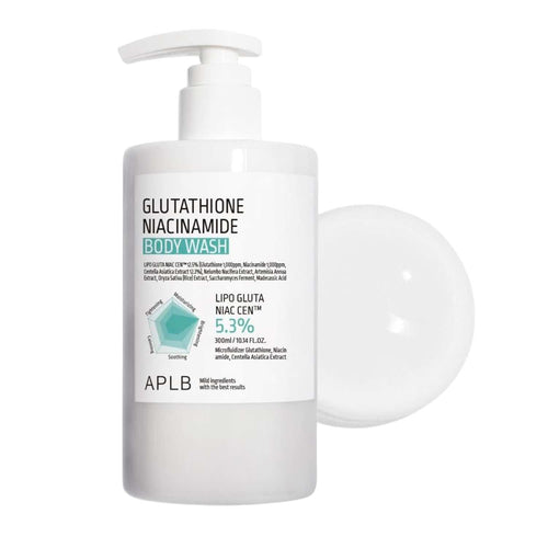 APLB Glutathione Niacinamide Body Wash 300 ml K Beauty Hautpflege für strahlende Haut