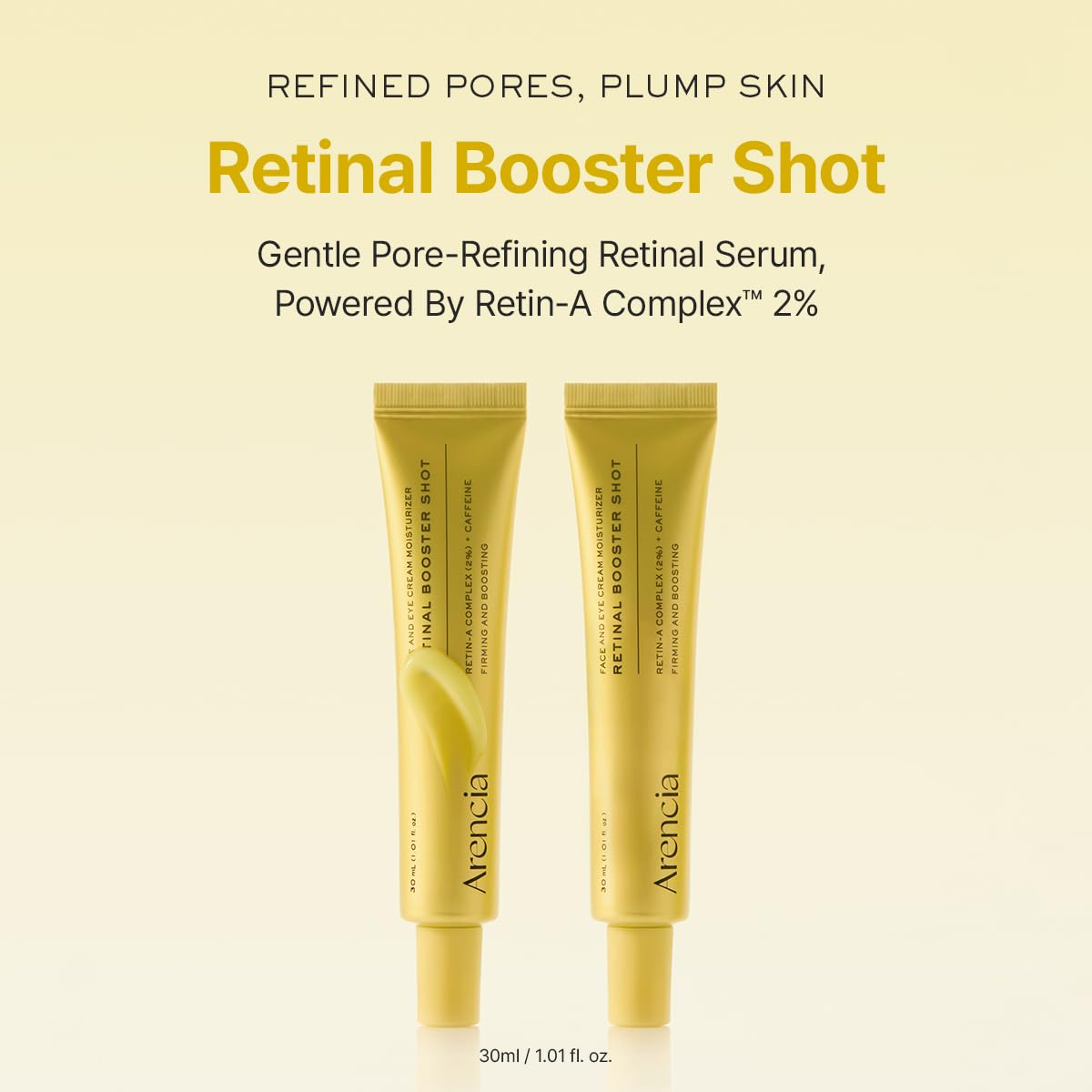 Arencia Retinal Booster Shot 30 ml K Beauty Hautpflege für strahlende Haut