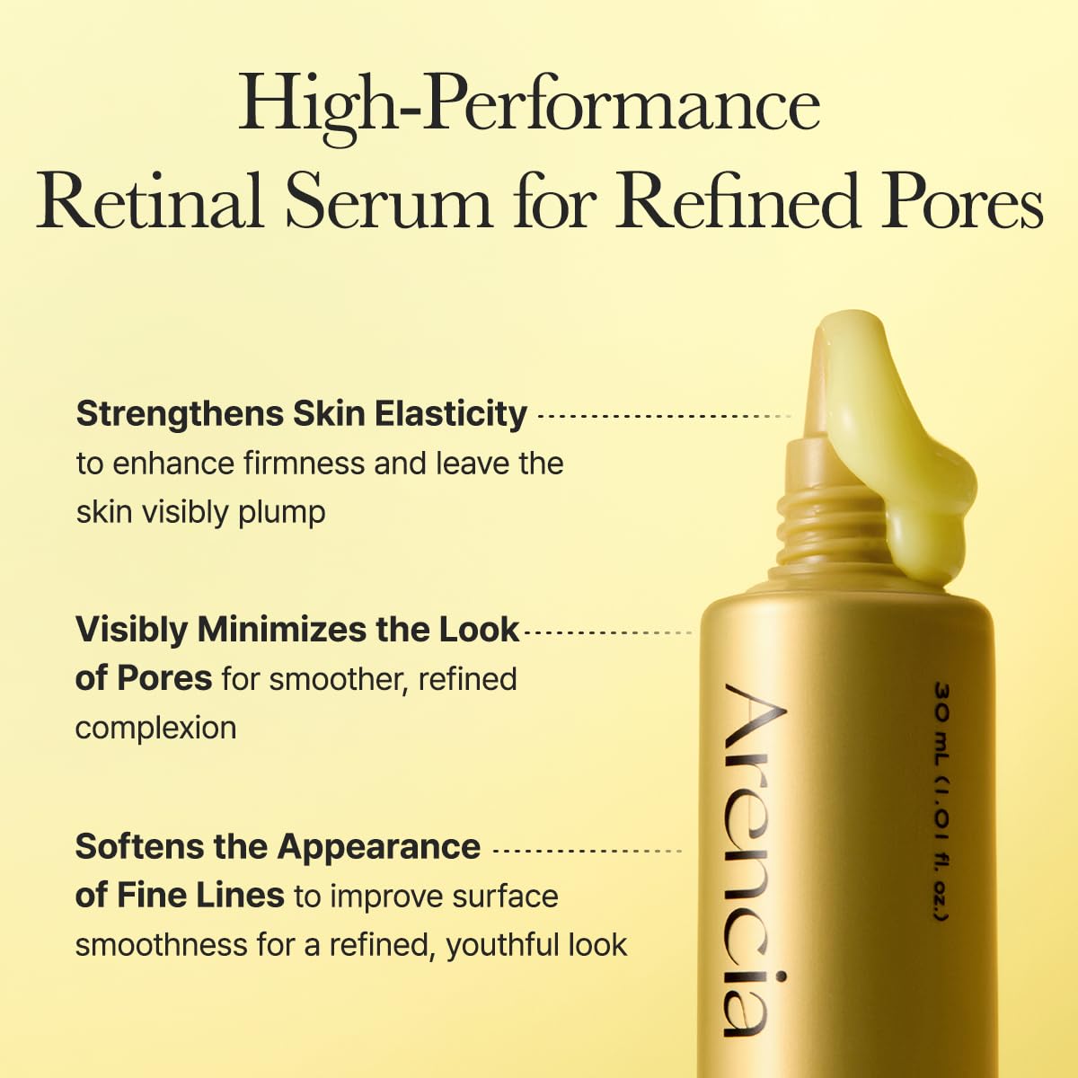Arencia Retinal Booster Shot 30 ml K Beauty Hautpflege für strahlende Haut