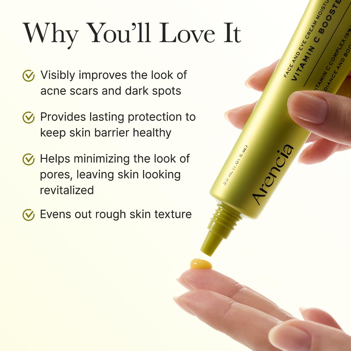 Arencia Vitamin C Booster Shot 30ml Serum K Beauty Hautpflege für strahlende Haut