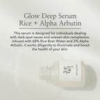 Beauty of Joseon Glow Deep Serum Rice + Alpha-Arbutin 30 ml K Beauty Hautpflege für strahlende Haut