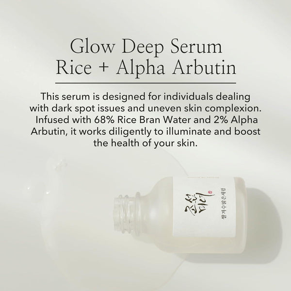 Beauty of Joseon Glow Deep Serum Rice + Alpha-Arbutin 30 ml K Beauty Hautpflege für strahlende Haut